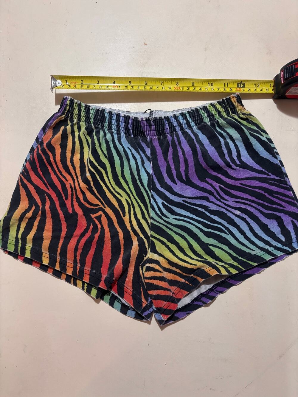 Animal print shorts
